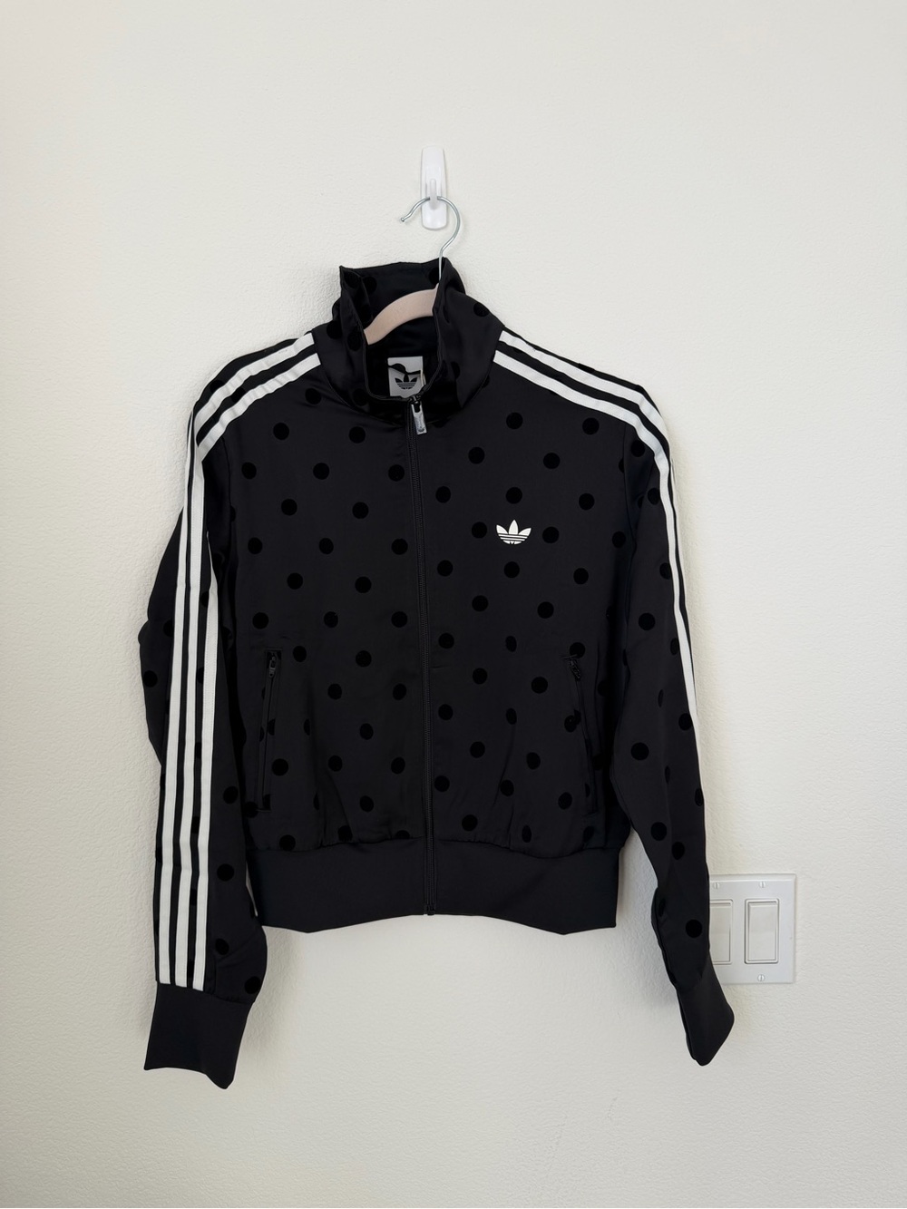 NWT Adidas Polka Dot Track Jacket - Picture 4 of 6